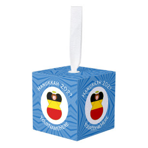 Persoonlijke Duitse engel Hanukkah-vlag Decoratie