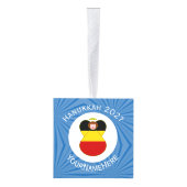 Persoonlijke Duitse engel Hanukkah-vlag Decoratie (Rechts)