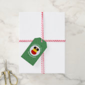 Persoonlijke Duitse engel kerst vlag Cadeaulabel (Met Touw)