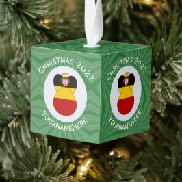 Persoonlijke Duitse engel kerst vlag Decoratie