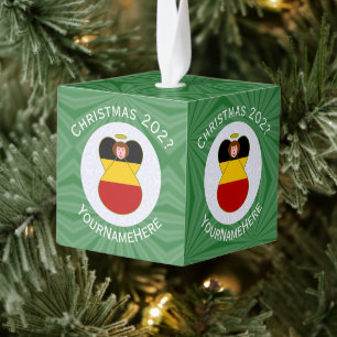 Persoonlijke Duitse engel kerst vlag Decoratie