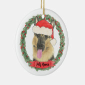 Persoonlijke Duitse herder Keramisch Ornament (Rechts)