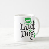 Persoonlijke Duitse Herdershond St. Patty's Dag Koffiemok (Voorkant rechts)