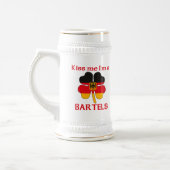 Persoonlijke Duitse Kus Ik ben Bartels Bierpul (Links)