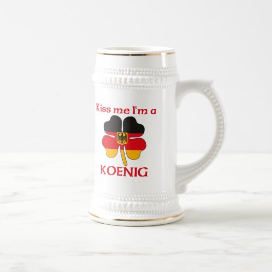 Persoonlijke Duitse kus Ik ben Koenig Bierpul (Rechts)