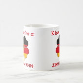 Persoonlijke Duitse kus Ik ben Zimmermann Koffiemok (Center)