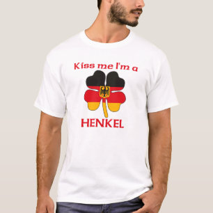 Persoonlijke Duitse Kus Me Ik ben Henkel T-shirt
