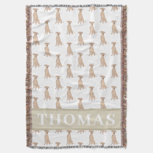 Persoonlijke Duitse Pinscher Deken (Voorkant Verticaal)