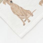 Persoonlijke Duitse Pinscher Fleece Deken (Hoek)