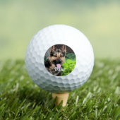 Persoonlijke Duitse Shepherd Dog Foto, naam van ho Golfballen (Insitu Shirt)