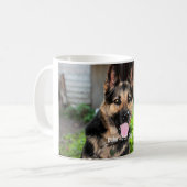 Persoonlijke Duitse Shepherd Dog Foto, naam van ho Koffiemok (Voorkant links)