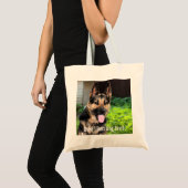 Persoonlijke Duitse Shepherd Dog Foto, naam van ho Tote Bag