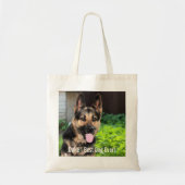 Persoonlijke Duitse Shepherd Dog Foto, naam van ho Tote Bag (Voorkant)