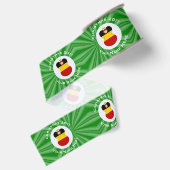 Persoonlijke Duitse Vlag Kerstengel Grosgrain Lint (Achterkant)
