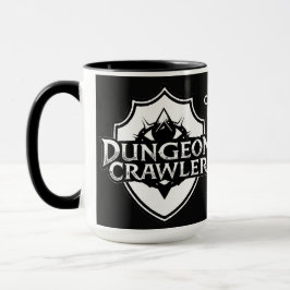 Persoonlijke Dungeon Crawler Zwart En Wit Mok