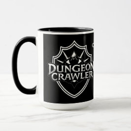 Persoonlijke Dungeon Crawler Zwart Mok