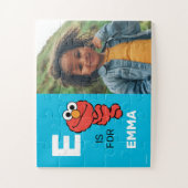 Persoonlijke E is voor Elmo | Foto Legpuzzel (Verticaal)