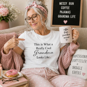 Persoonlijke Echt Coole Oma Lijkt Op Naam T-shirt
