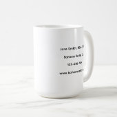 Persoonlijke "Echtgenote Moeder Baas Makelaar" Koffiemok (Voorkant rechts)