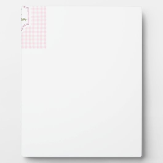 Persoonlijke Eden Baby Meisje Slaapkamer Boog&Ging Fotoplaat (Voorkant)