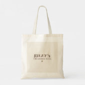 Persoonlijke Eekhoorn Schat Tote Bag (Achterkant)