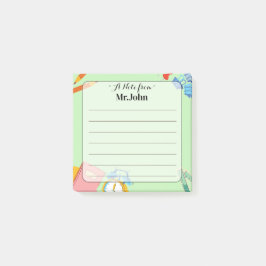 Persoonlijke "Een briefje van" docent Post-it noti Post-it® Notes