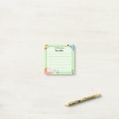 Persoonlijke "Een briefje van" docent Post-it noti Post-it® Notes (Op bureau)