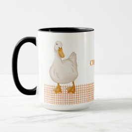Persoonlijke Eend – Cute Farm Animal Design Mok