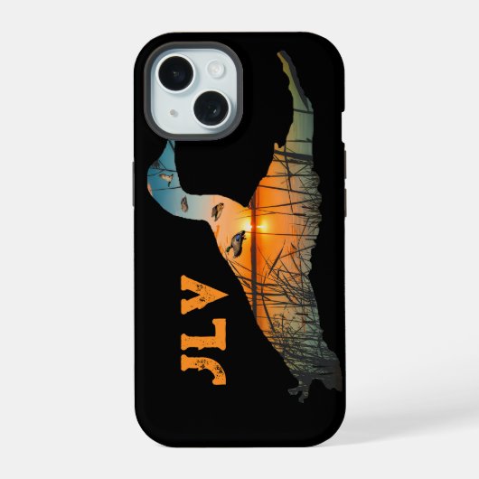 Persoonlijke Eendenjacht iPhone 15 Case (Achterkant)
