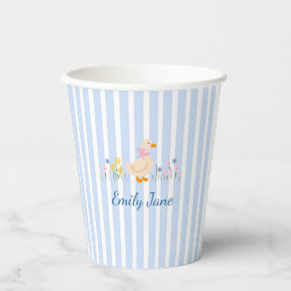 Persoonlijke Eendje Baby Borrel Kinderverjaardag Papieren Bekers