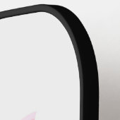 Persoonlijke Eenhoorn Met Roze Naam Pickleball Paddle (Links Detail)