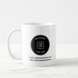 Persoonlijke eenvoudige bedrijfslogo promotiebeker koffiemok