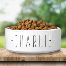Persoonlijke eenvoudige benaming Sjabloon Pet Food