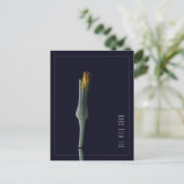 Persoonlijke Eenvoudige Elegante Bloemen Beterscha Briefkaart (Staand voorkant)