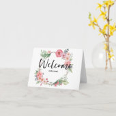 Persoonlijke eenvoudige Elegante welkom bij het te Kaart (Gele Bloem)