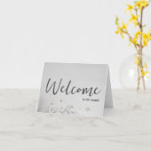 Persoonlijke eenvoudige Elegante welkom bij het te Kaart (Gele Bloem)