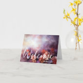 Persoonlijke eenvoudige Elegante welkom bij het te Kaart (Gele Bloem)