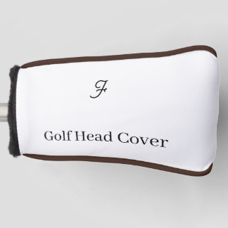 Persoonlijke eenvoudige golfhoes met eigen ontwerp golfheadcover
