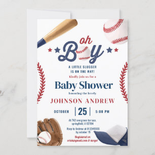 Persoonlijke eenvoudige honkbal Little Slugger op  Kaart