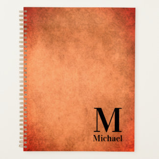 Persoonlijke Eenvoudige Monogram Planner
