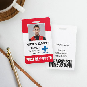 Persoonlijke eerste antwoordapparaat voor foto-ID- Badge