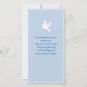 Persoonlijke Eerste Communie Boekleeswijzer Jongen Bedankkaart (Achterkant)