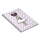 Persoonlijke Eerste Communiedag Latina girl Notitieboek (Rechterzijde)