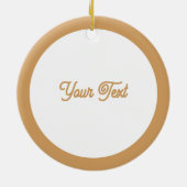 Persoonlijke eerste kerst als opa keramisch ornament (Achterkant)