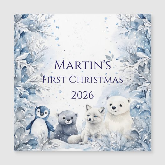Persoonlijke eerste kerst van de baby (Voorkant)