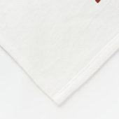 Persoonlijke eerste kerstman van de baby fleece deken (Hoek)