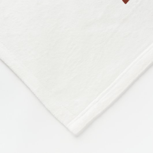 Persoonlijke eerste kerstman van de baby fleece deken (Hoek)