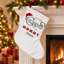 Persoonlijke Eerste Kerstmis als Mamma Kous