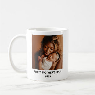 Persoonlijke Eerste Moederdag Nieuwe Moeder Baby F Koffiemok