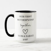 Persoonlijke Eerste Moederdag Samen Foto Mok (Links)